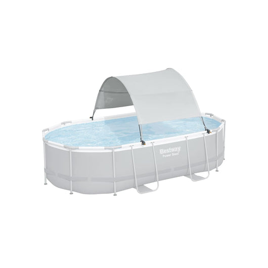 Bestway Tettoia per Piscina Fuori Terra Bianco 3202715