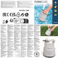 Bestway Pompa di Drenaggio Piscina Bianca 3202717