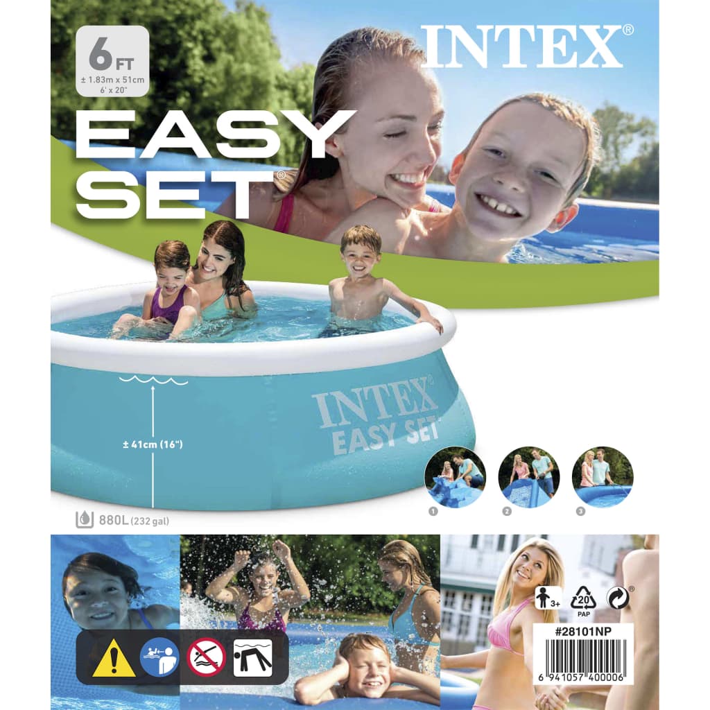 INTEX Piscina Easy Set 183x51 cm 3202746