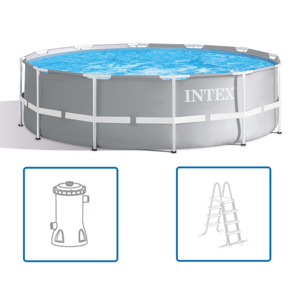 INTEX Set Piscina Prism Frame 366x99 cm