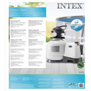 INTEX Pompa con Filtro a Sabbia Krystal Clear 26648GS 10,5 m³/h 3202770