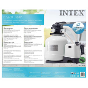 INTEX Pompa con Filtro a Sabbia Krystal Clear 26652GS 12 m³/h 3202771