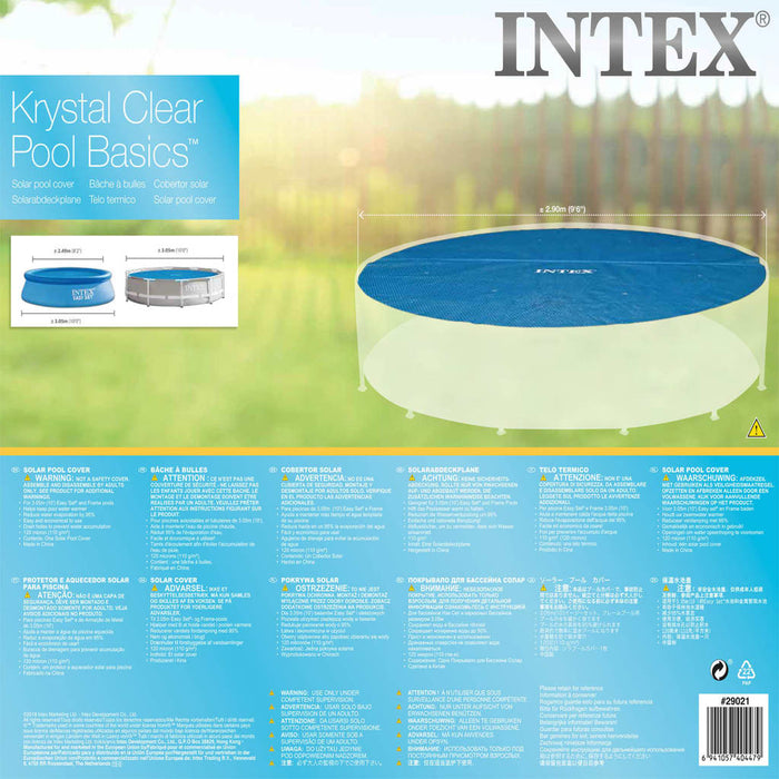 INTEX Copertura Solare per Piscina Rotonda 305 cm 3202783