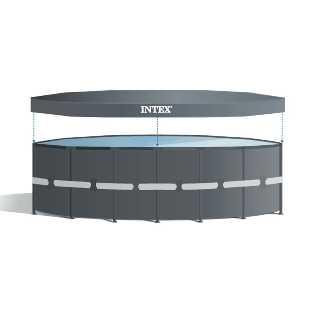 INTEX Set Piscina Rotonda Ultra XTR Frame 732x132 cm 26340GN 3202835