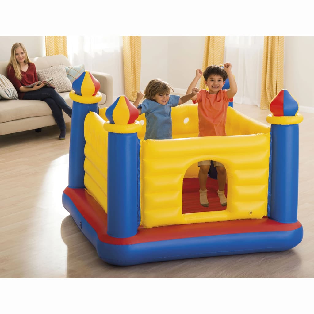 INTEX Buttafuori Gonfiabile per Bambini Jump-O-Lene Castello in PVC