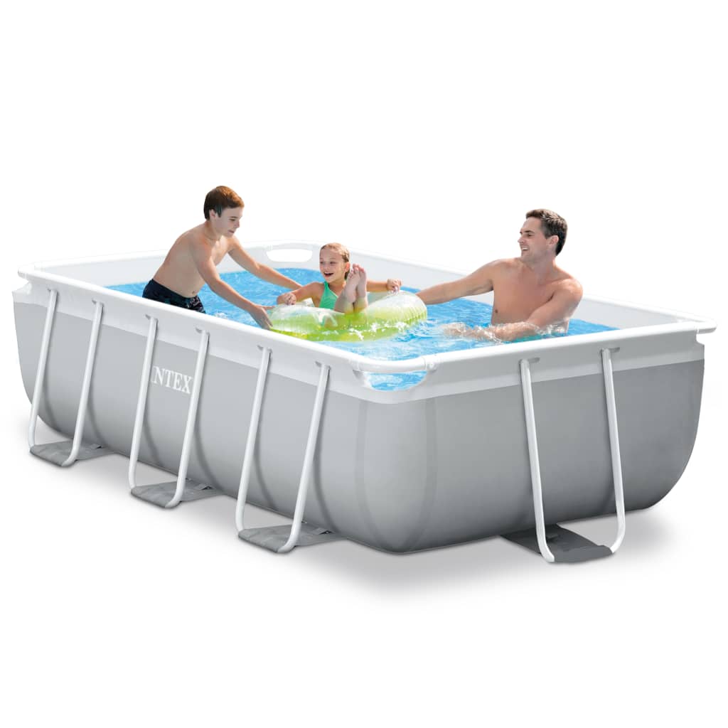 INTEX Set Piscina Prism Frame Rettangolare 300x175x80 cm 3202844