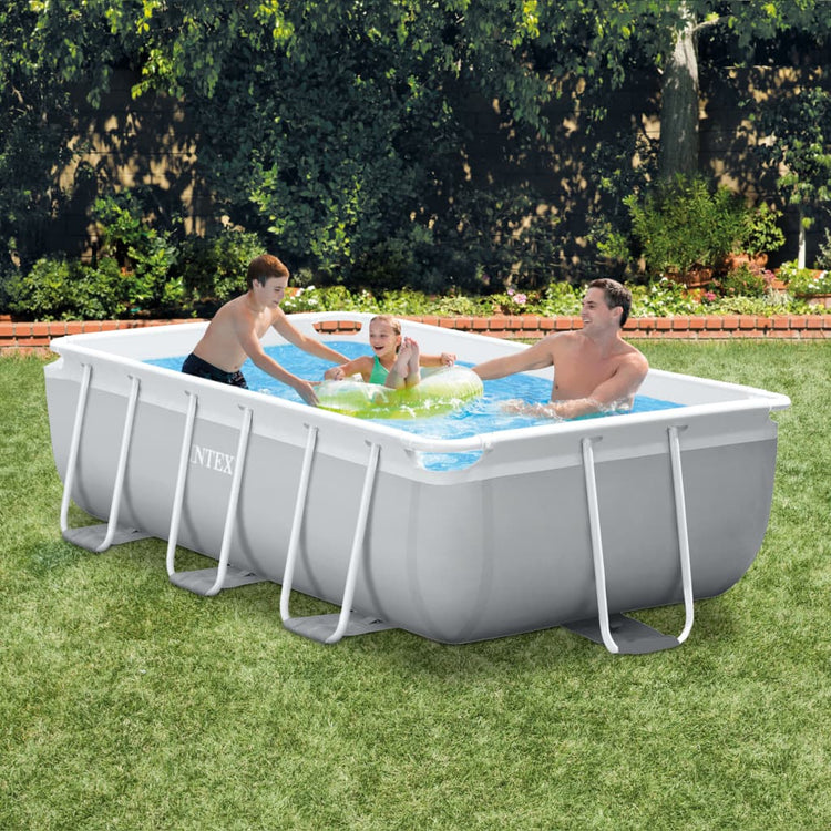 INTEX Set Piscina Prism Frame Rettangolare 300x175x80 cm 3202844