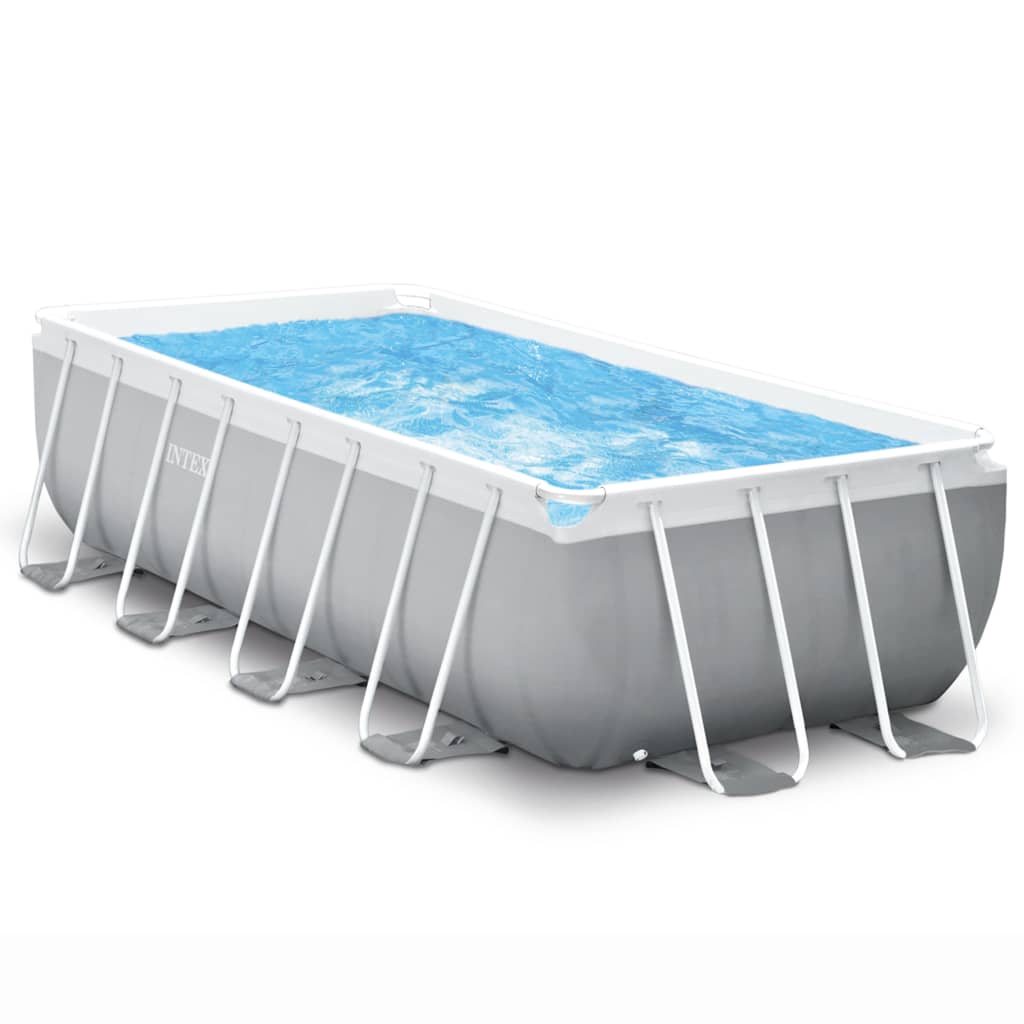 INTEX Set Piscina Prism Frame Rettangolare 400x200x100 cm 3202845