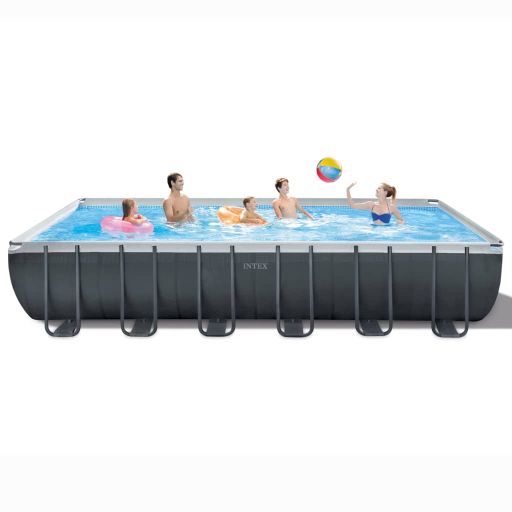 INTEX Set Piscina Ultra XTR Frame Rettangolare 732x366x132 cm