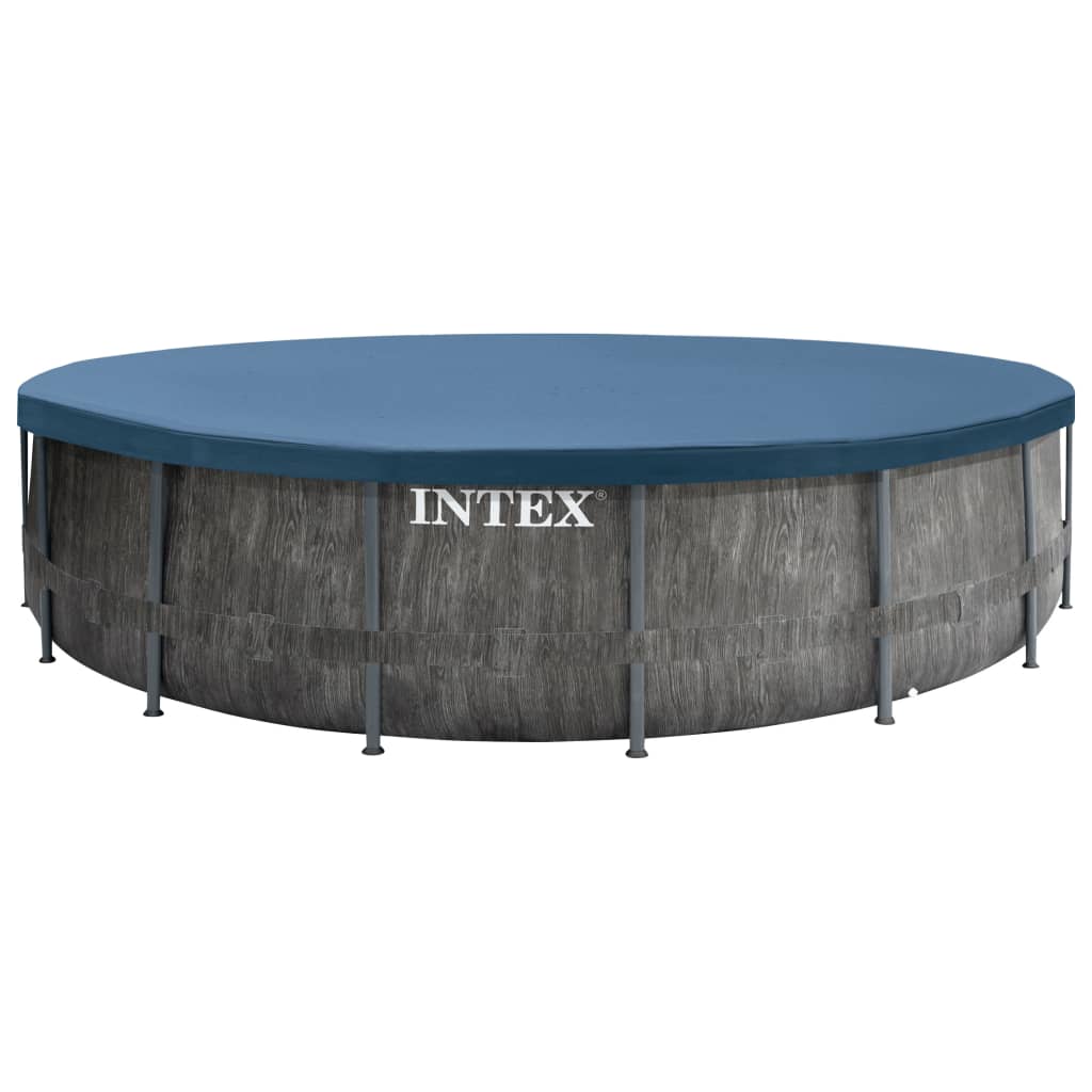 INTEX Set Piscina Greywood Prism Frame Premium 457x122 cm 3202889