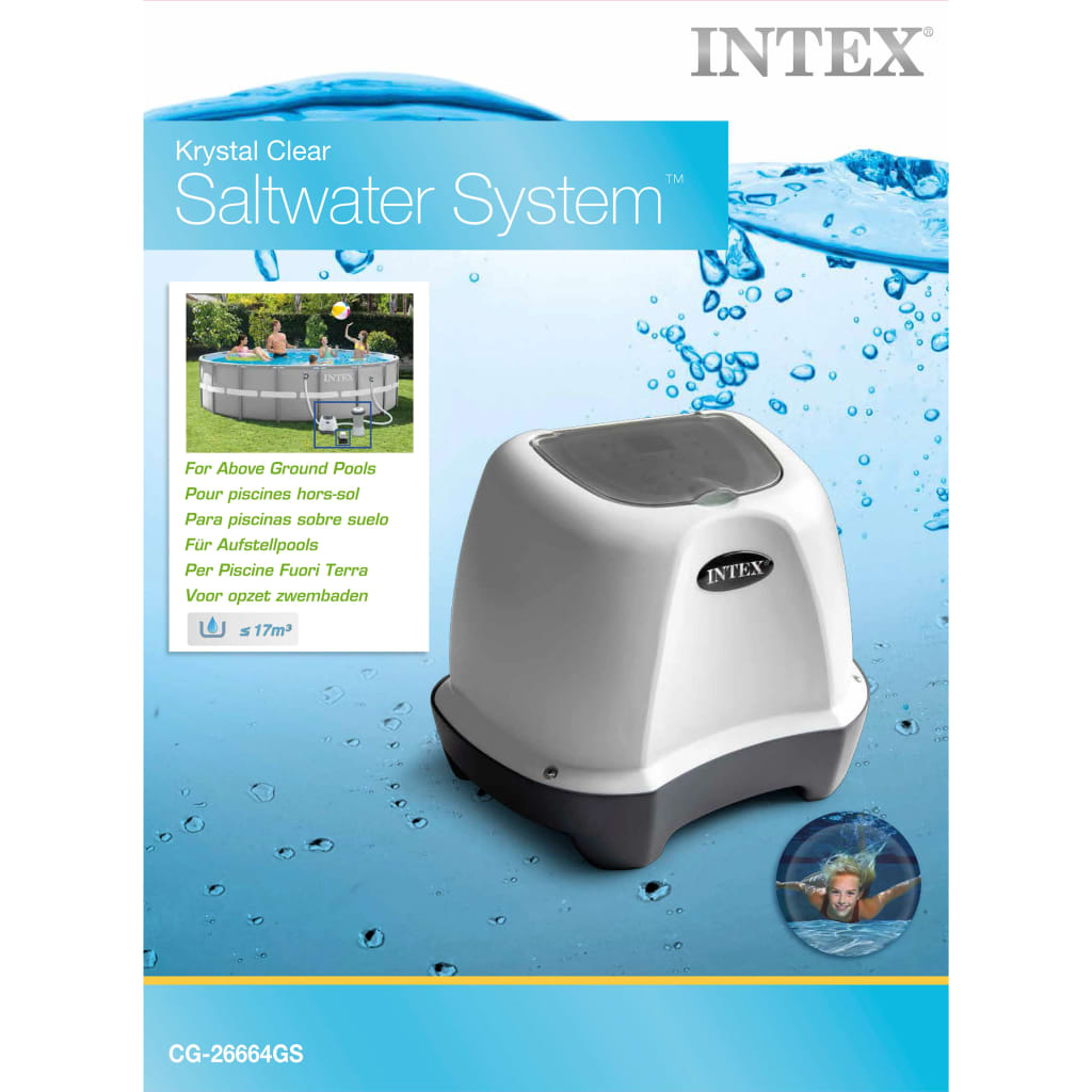 INTEX Sistema per Acqua Salata Krystal Clear 12 V 3202902