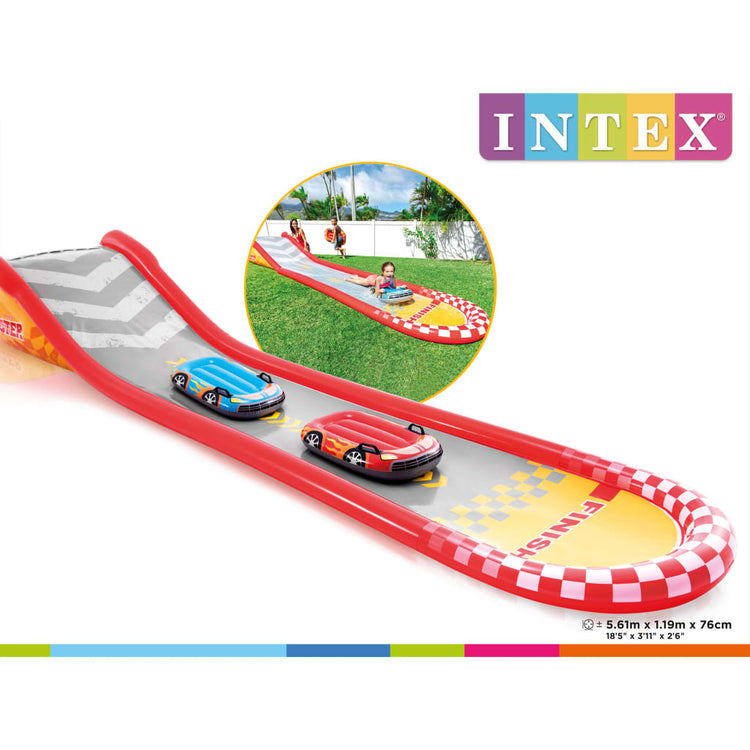 INTEX Scivolo con Pista Racing Fun Slide 561x119x76 cm