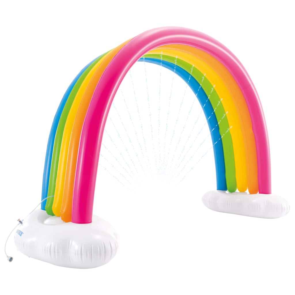 INTEX Spruzzatore Multicolore con Arcobaleno e Nuvole 300x109x180 cm