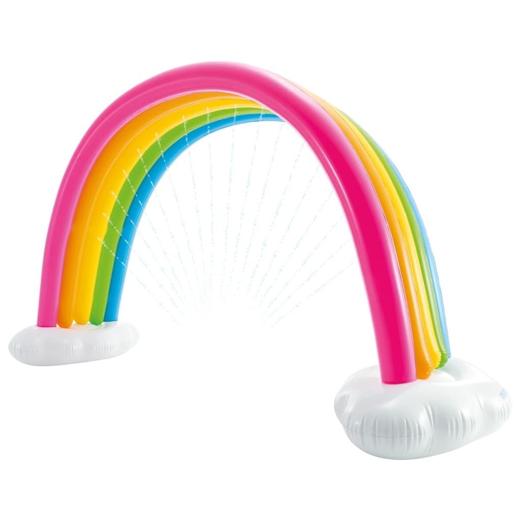 INTEX Spruzzatore Multicolore con Arcobaleno e Nuvole 300x109x180 cm