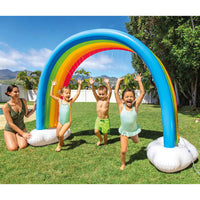 INTEX Spruzzatore Multicolore con Arcobaleno e Nuvole 300x109x180 cm