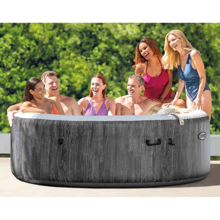 INTEX Vasca PureSpa Greywood DELUXE 216 cm 3202919