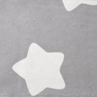 Divano per Bambini Grigio Chiaro con Stelle in Morbido Peluche 356980