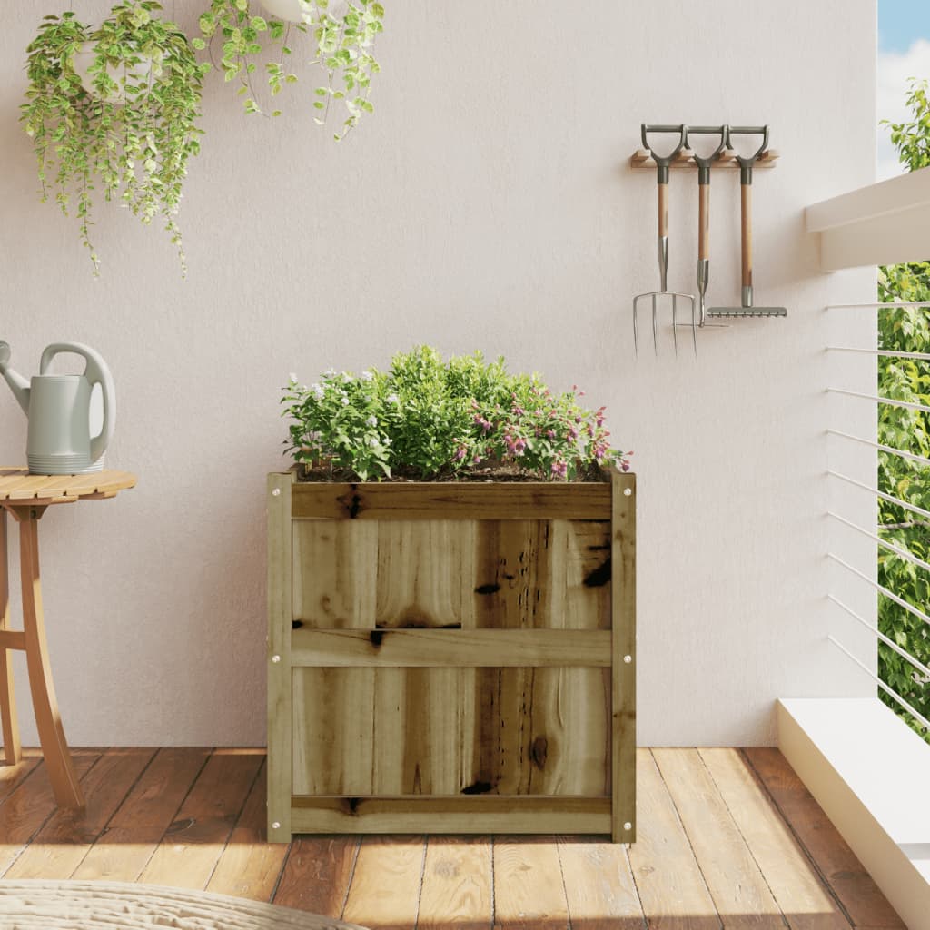 Fioriera da Giardino 60x60x60 cm in Legno di Pino Impregnatocod mxl 132692