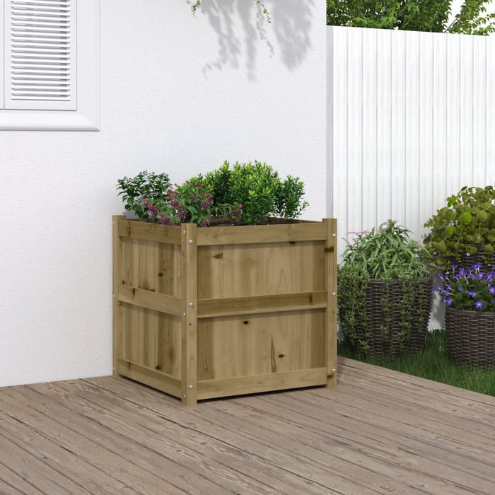 Fioriera da Giardino 60x60x60 cm in Legno di Pino Impregnatocod mxl 132692