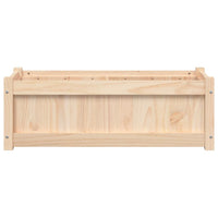 Fioriera da Giardino 90x31x31 cm in Legno Massello di Pino 837449