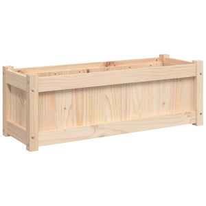 Fioriera da Giardino 90x31x31 cm in Legno Massello di Pino 837449