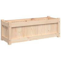 Fioriere da Giardino 2 pz in Legno Massello di Pino 837450