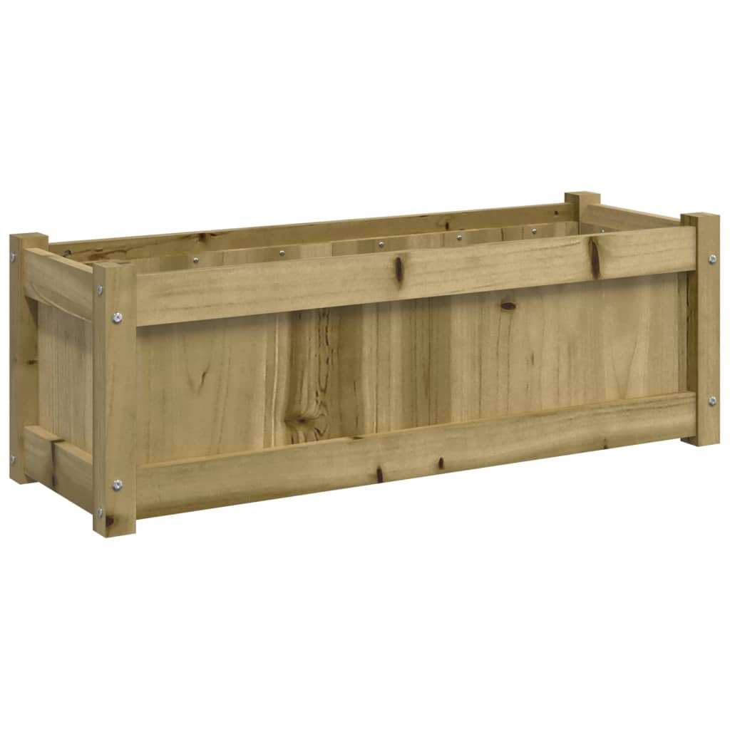 Fioriera da Giardino 90x31x31 cm in Legno di Pino Impregnato 837457