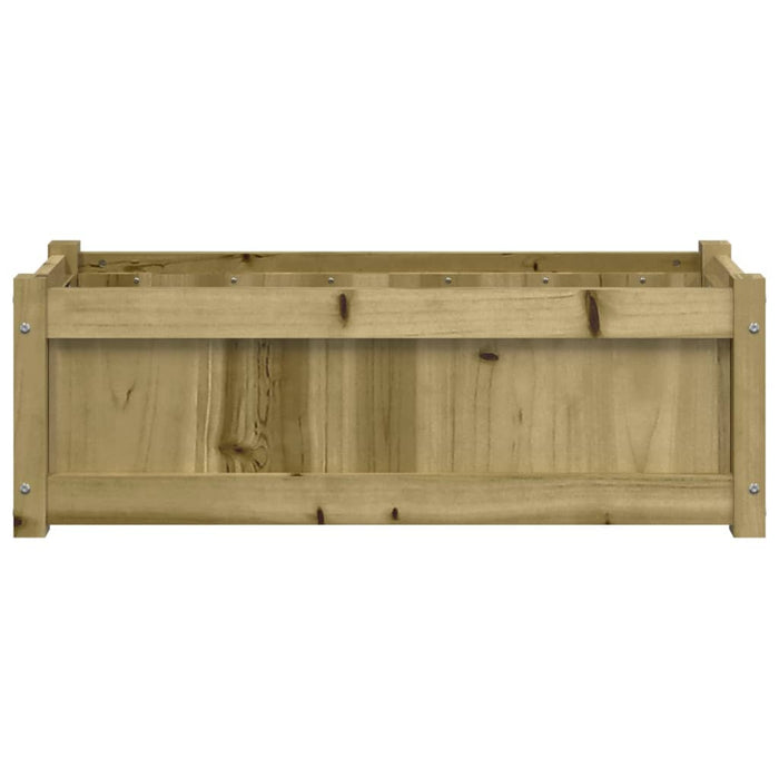 Fioriera da Giardino 90x31x31 cm in Legno di Pino Impregnato 837457