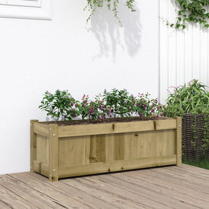 Fioriera da Giardino 90x31x31 cm in Legno di Pino Impregnato 837457