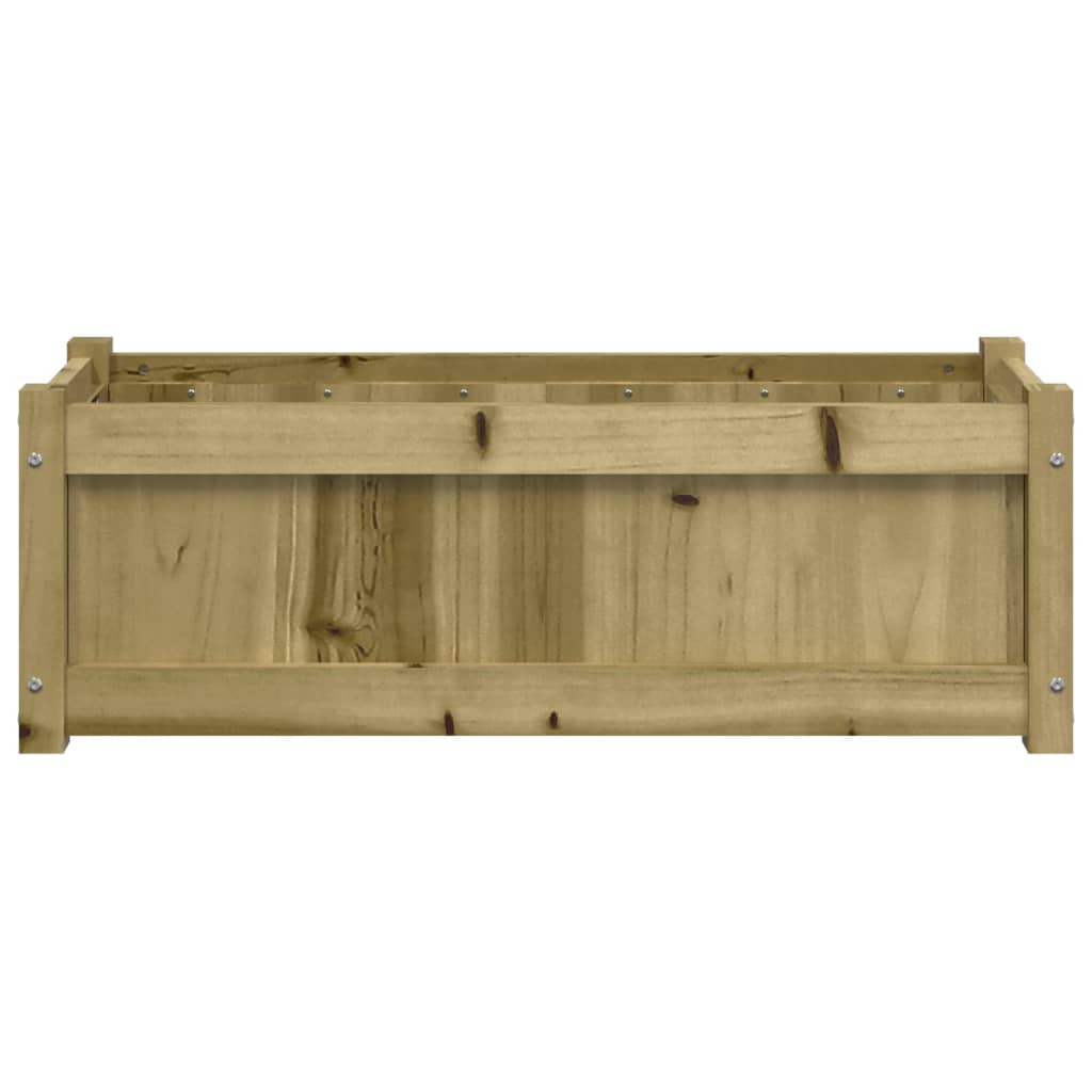 Fioriere da Giardino 2 pz in Legno di Pino Impregnato 837458