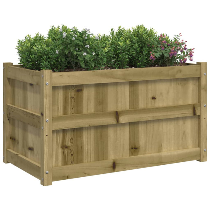 Fioriere da Giardino 2 pz in Legno di Pino Impregnato 837468