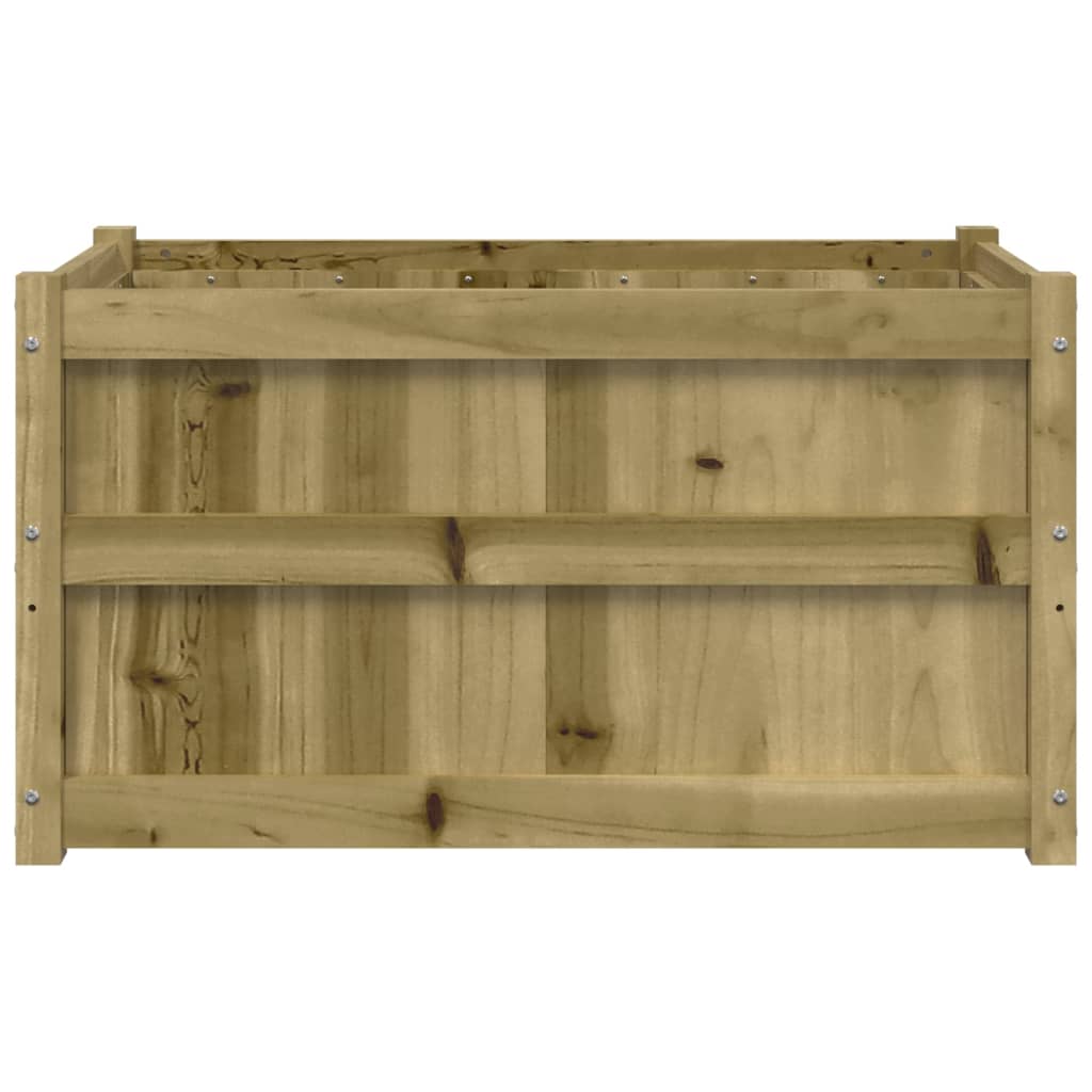 Fioriere da Giardino 2 pz in Legno di Pino Impregnato 837468