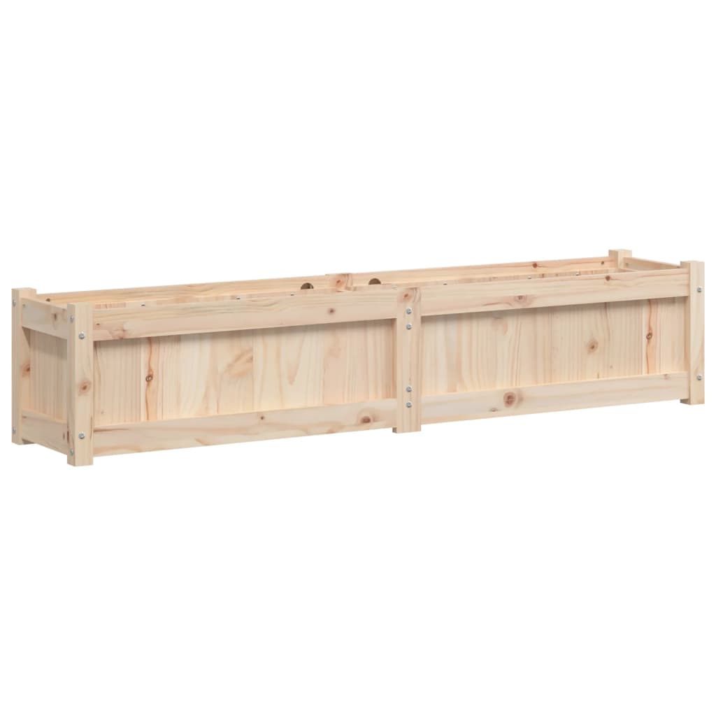 Fioriera da Giardino 150x31x31 cm in Legno Massello di Pinocod mxl 85006