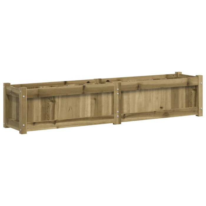 Fioriera da Giardino 150x31x31 cm in Legno di Pino Impregnatocod mxl 108969