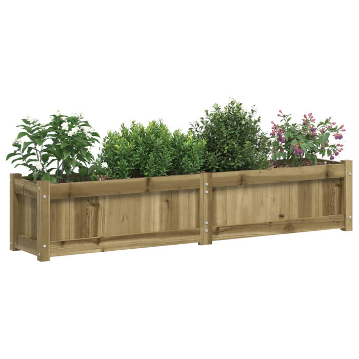 Fioriera da Giardino 150x31x31 cm in Legno di Pino Impregnato 837482