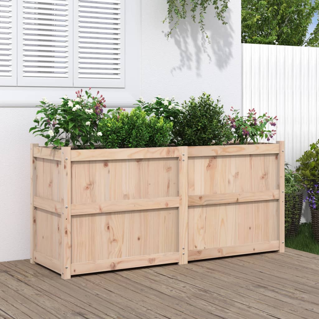 Fioriera da Giardino 150x50x70 cm in Legno Massello di Pinocod mxl 108970