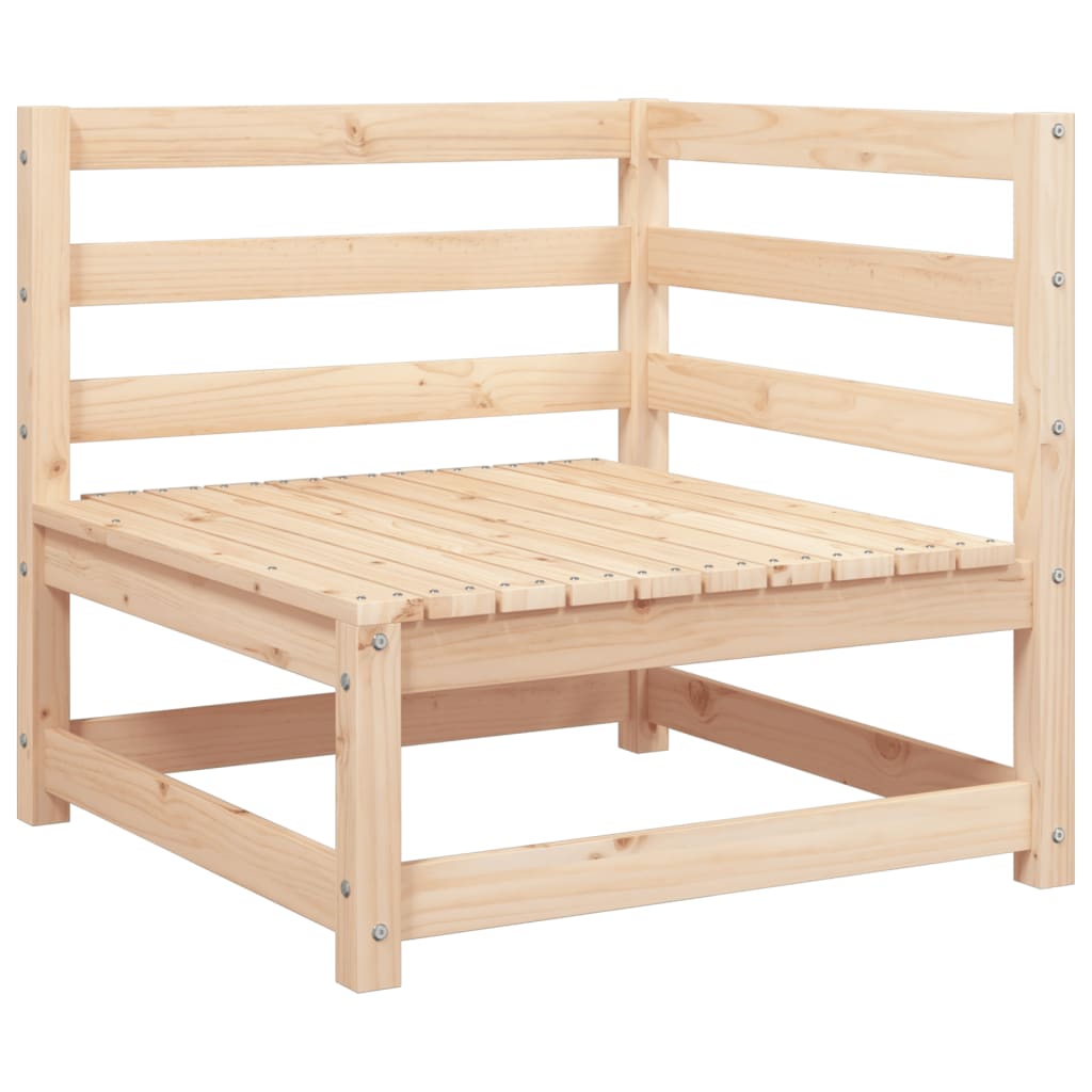 Divano Angolare da Giardino 70x70x67cm Legno Massello di Pino 837900