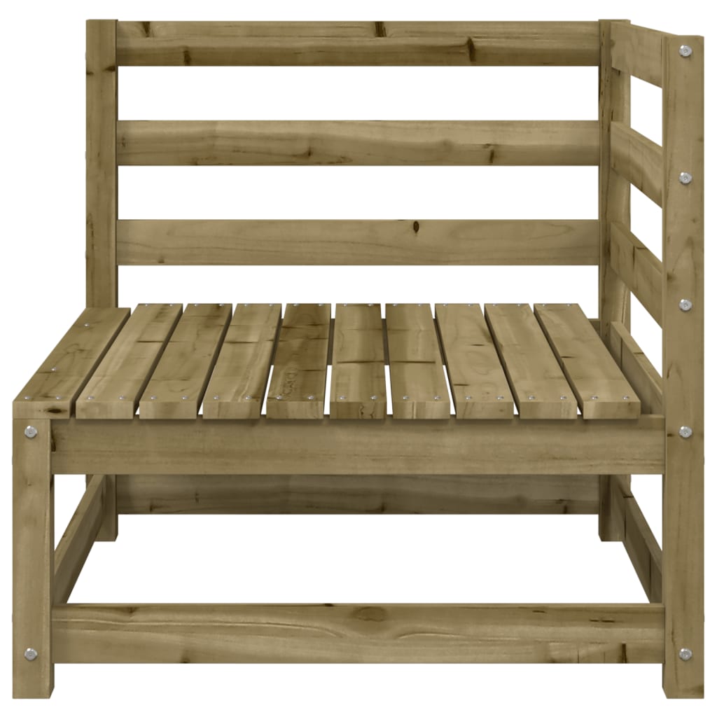 Divano Angolare da Giardino 70x70x67 cm Legno Pino Impregnato 837906