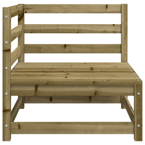 Divano Angolare da Giardino 70x70x67 cm Legno Pino Impregnato 837906