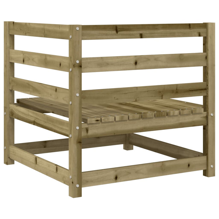 Divano Angolare da Giardino 70x70x67 cm Legno Pino Impregnato 837906