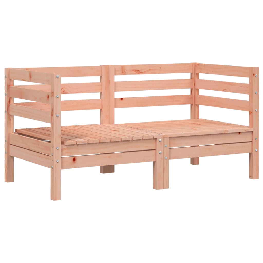 Divani Angolari da Giardino 2pz in Legno Massello di Douglas 837989