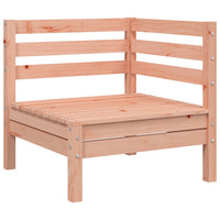 Divani Angolari da Giardino 2pz in Legno Massello di Douglas 837989