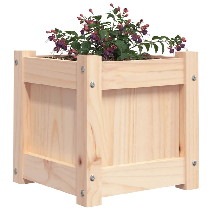 Fioriere da Giardino 2 pz in Legno Massello di Pino 837395