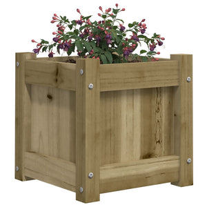 Fioriera da Giardino 31x31x31 cm in Legno di Pino Impregnato 837402