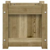 Fioriera da Giardino 31x31x31 cm in Legno di Pino Impregnato 837402