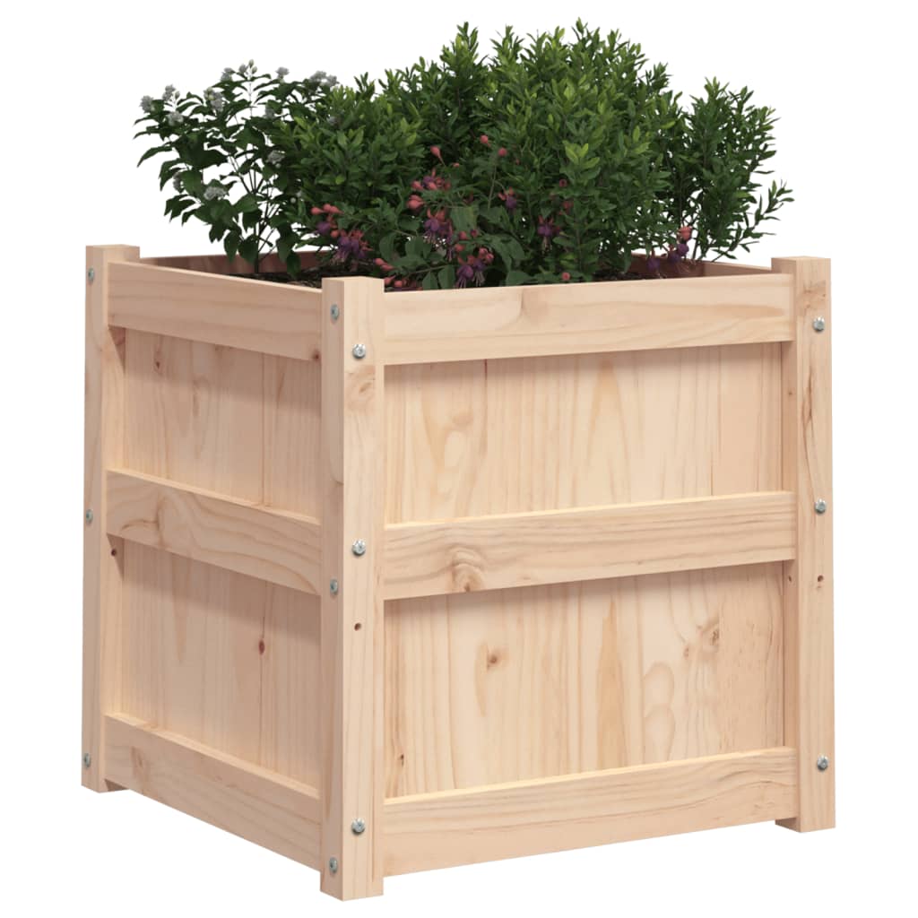 Fioriere da Giardino 2 pz in Legno Massello di Pino 837415