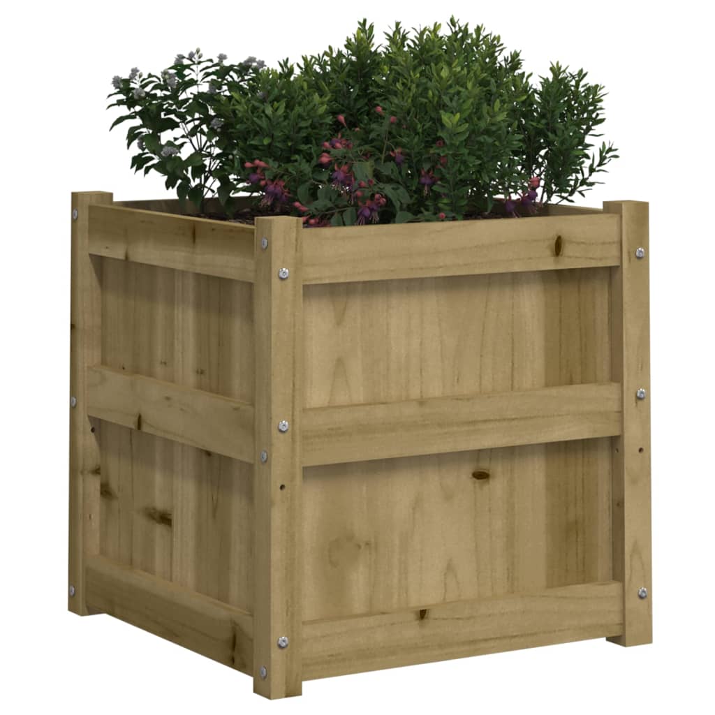 Fioriere da Giardino 2 pz in Legno di Pino Impregnato 837423