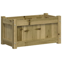 Fioriera da Giardino 60x31x31 cm in Legno di Pino Impregnato 837447