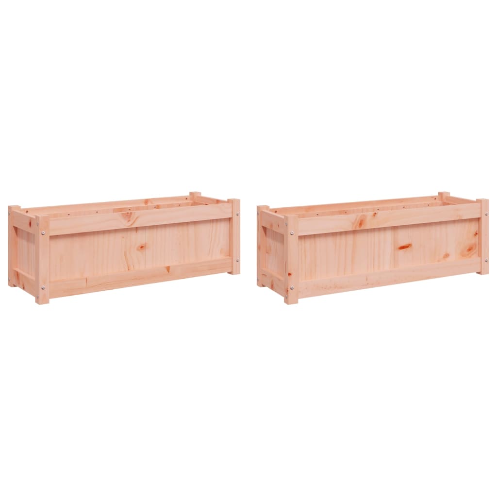 Fioriere da Giardino 2 pz in Legno Massello di Douglas 837456