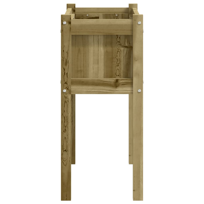 Fioriere da Giardino 2 pz con Gambe in Legno di Pino Impregnato 837563